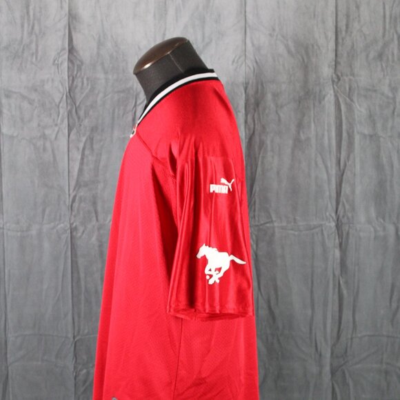 Calgary Stampeders Jersey (VTG) - 1990s Away Jersey by Puma - Men's Medium - Picture 2 of 9